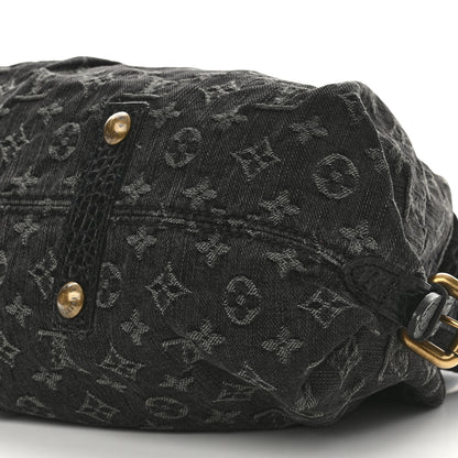 Louis Vuitton Denim Neo Cabby MM Black 9 of 14