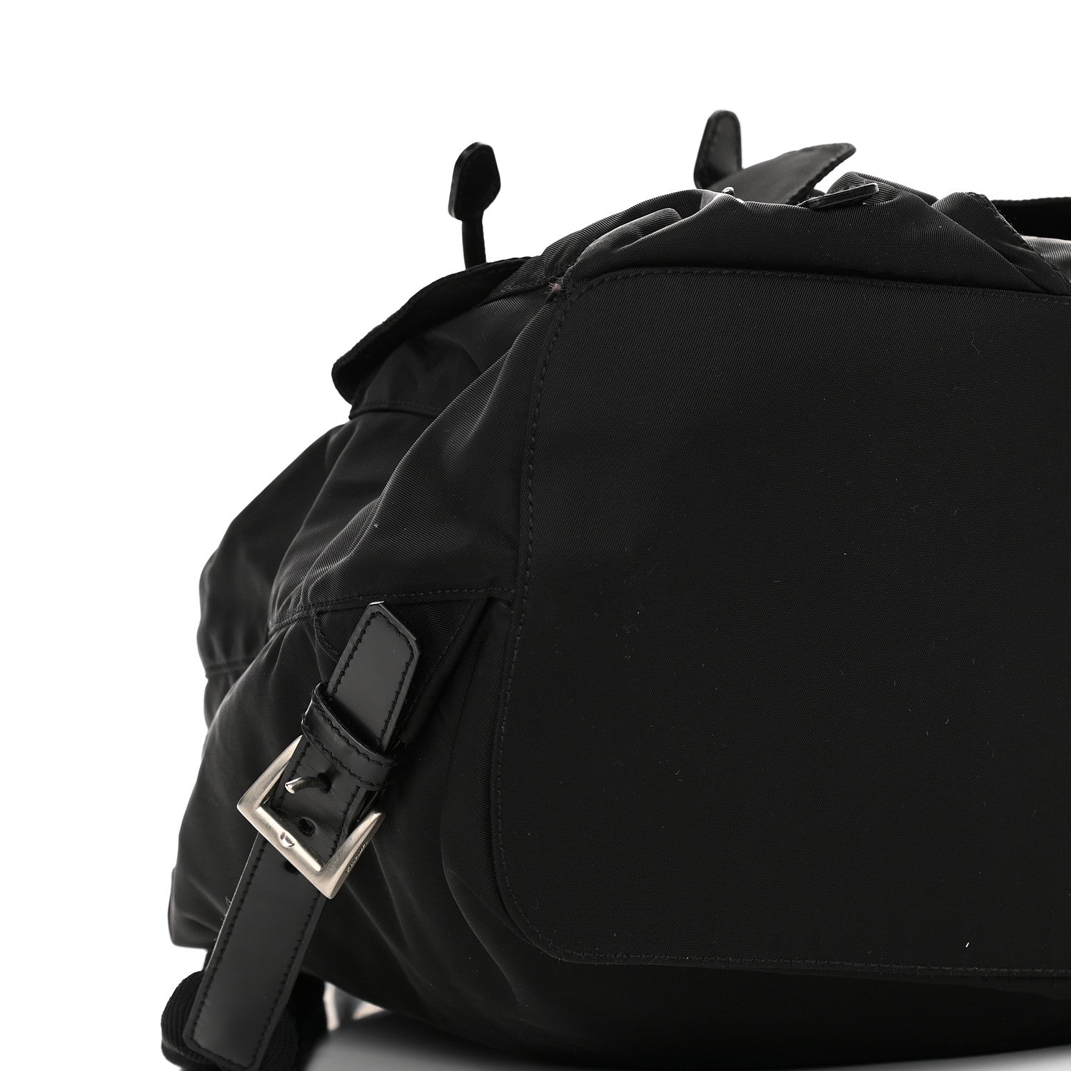 Prada Nylon Vela Medium Backpack Black 8 of 10