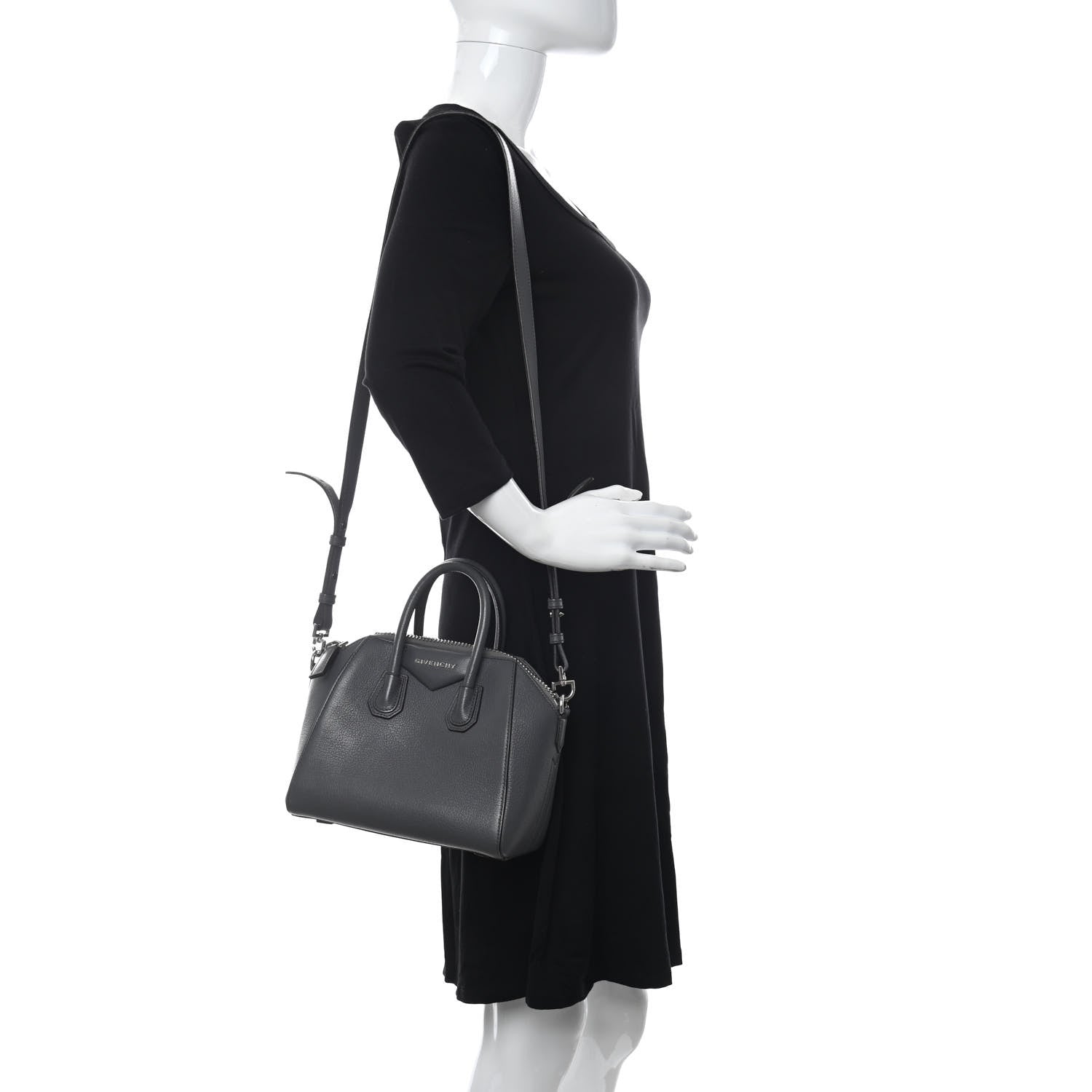 Givenchy Calfskin Mini Antigona Storm Grey 3 of 18