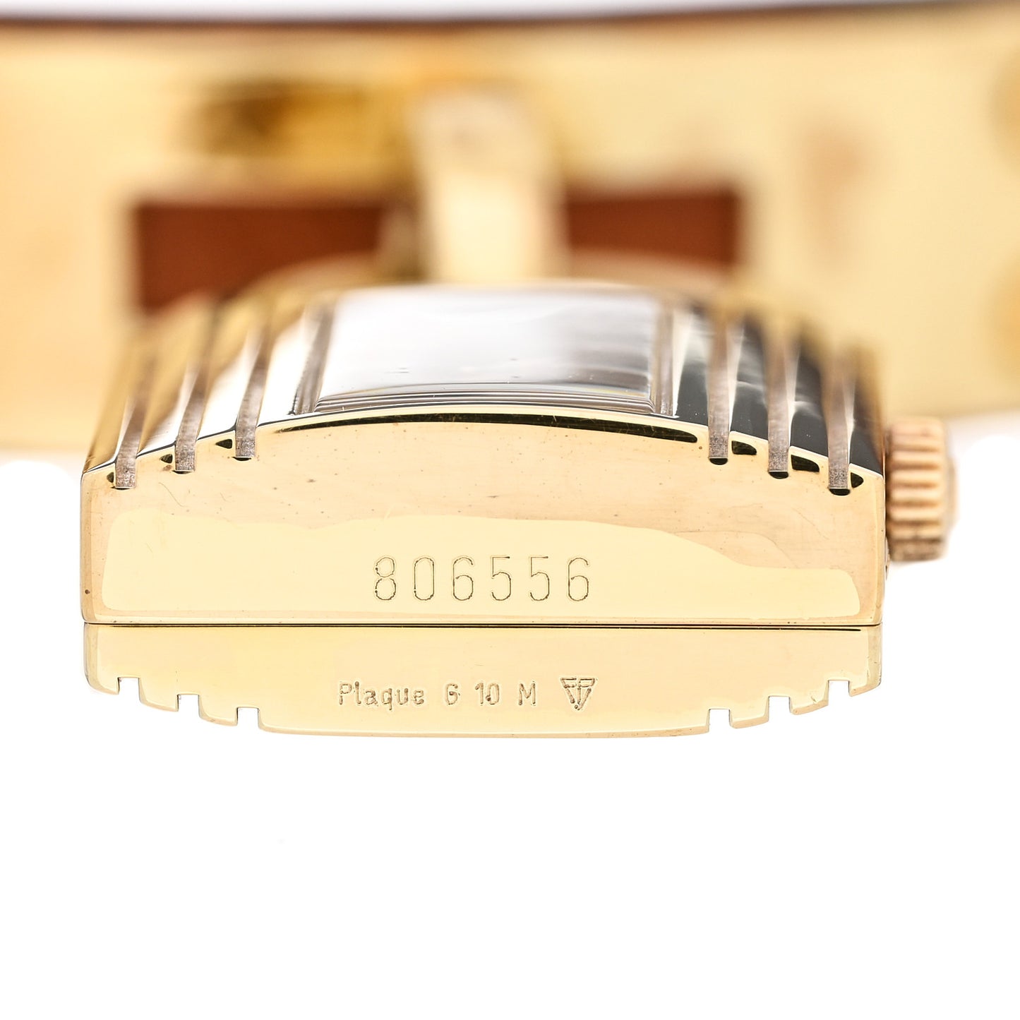 Stainless Steel Ostrich 20mm Kelly Cadena Quartz Watch Gold