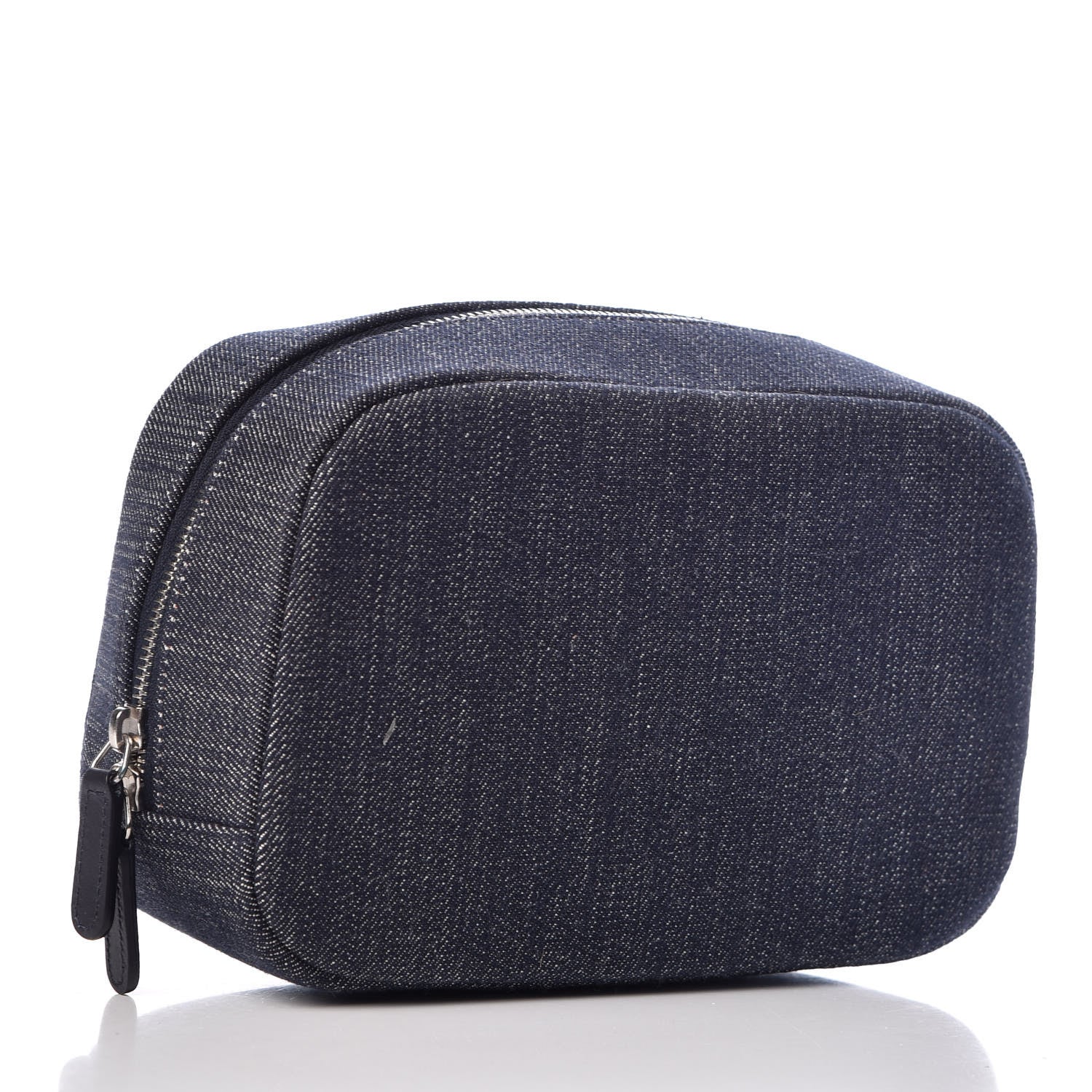 Chanel Denim Small Deauville Case Blue Orange 3 of 6