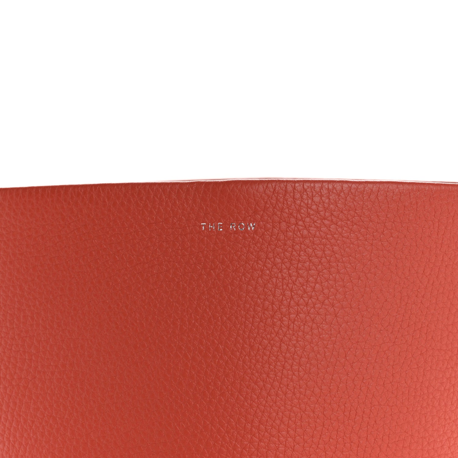 The Row Grained Calfskin Small N/S Park Tote Rust 7 of 10