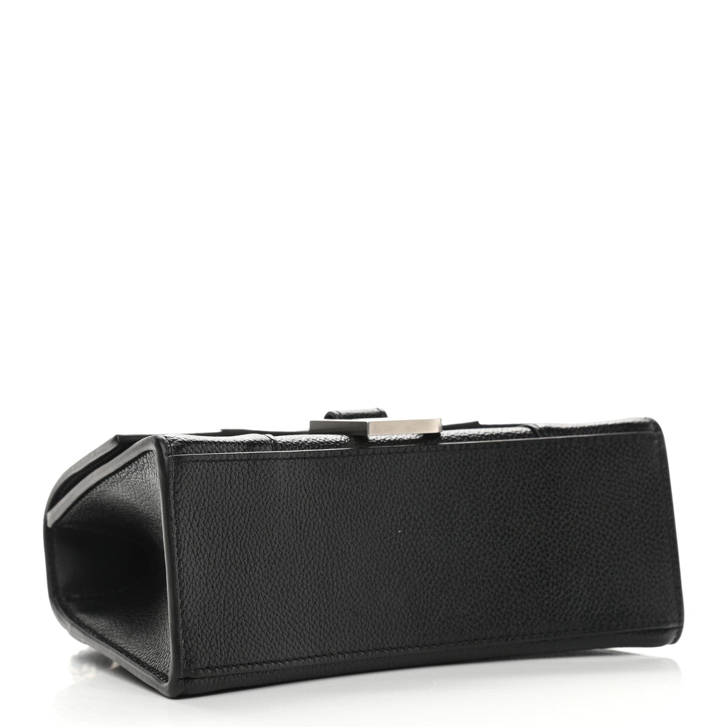 Balenciaga Grained Calfskin Hourglass Top Handle Bag XS Black 4 of 11