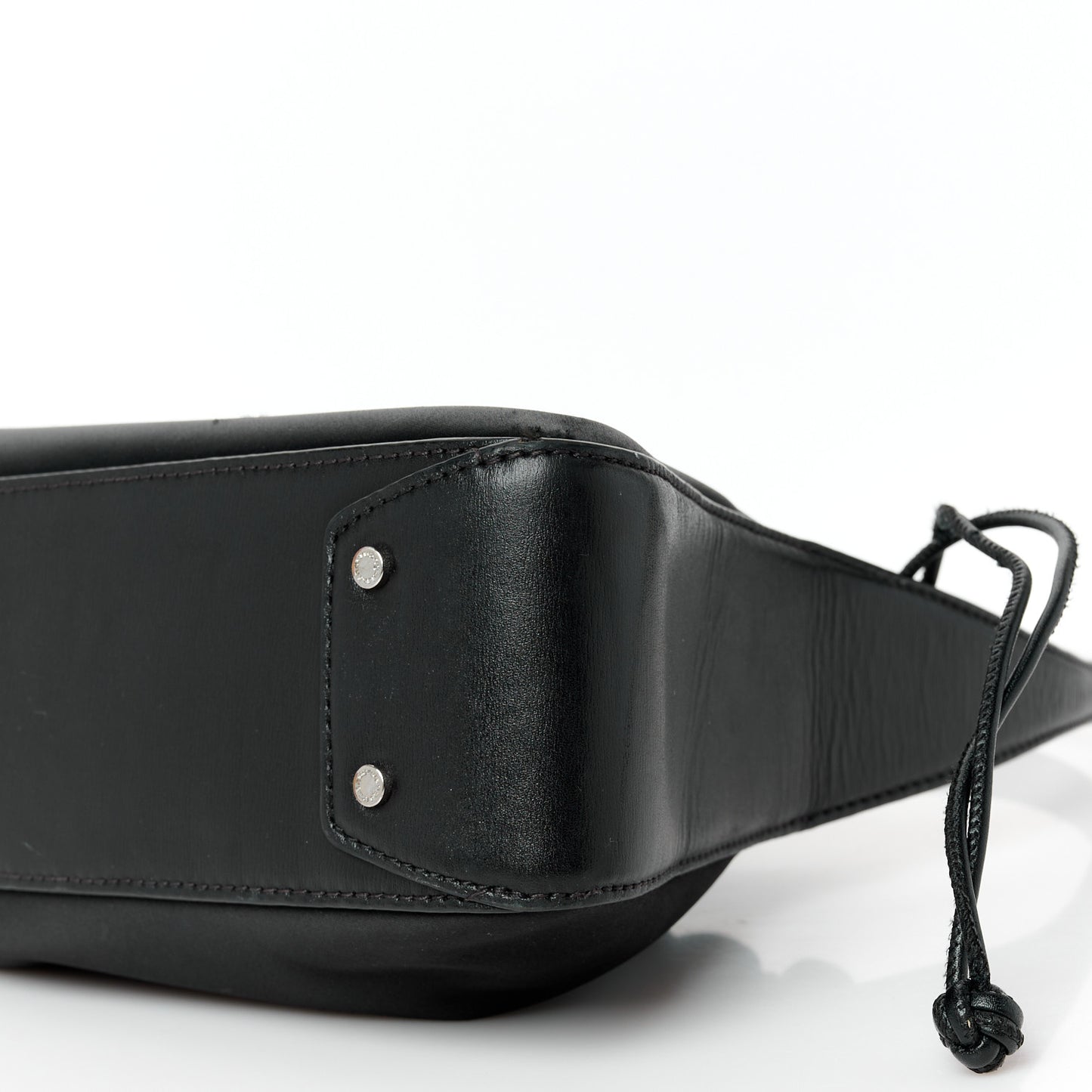 Lambskin Nylon Small Ryan Bag Black