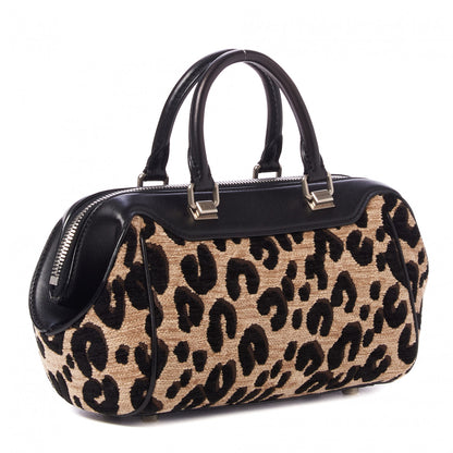Louis Vuitton Jacquard Velvet Leopard Print Stephen Sprouse Baby Bag 3 of 9