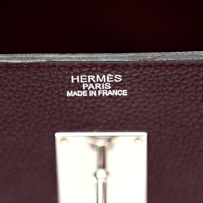 Hermes Taurillon Clemence JPG Birkin II 42 Prune 6 of 14