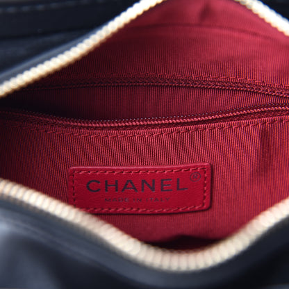 Chanel Aged Calfskin Quilted Small Gabrielle Hobo Black 8 of 11