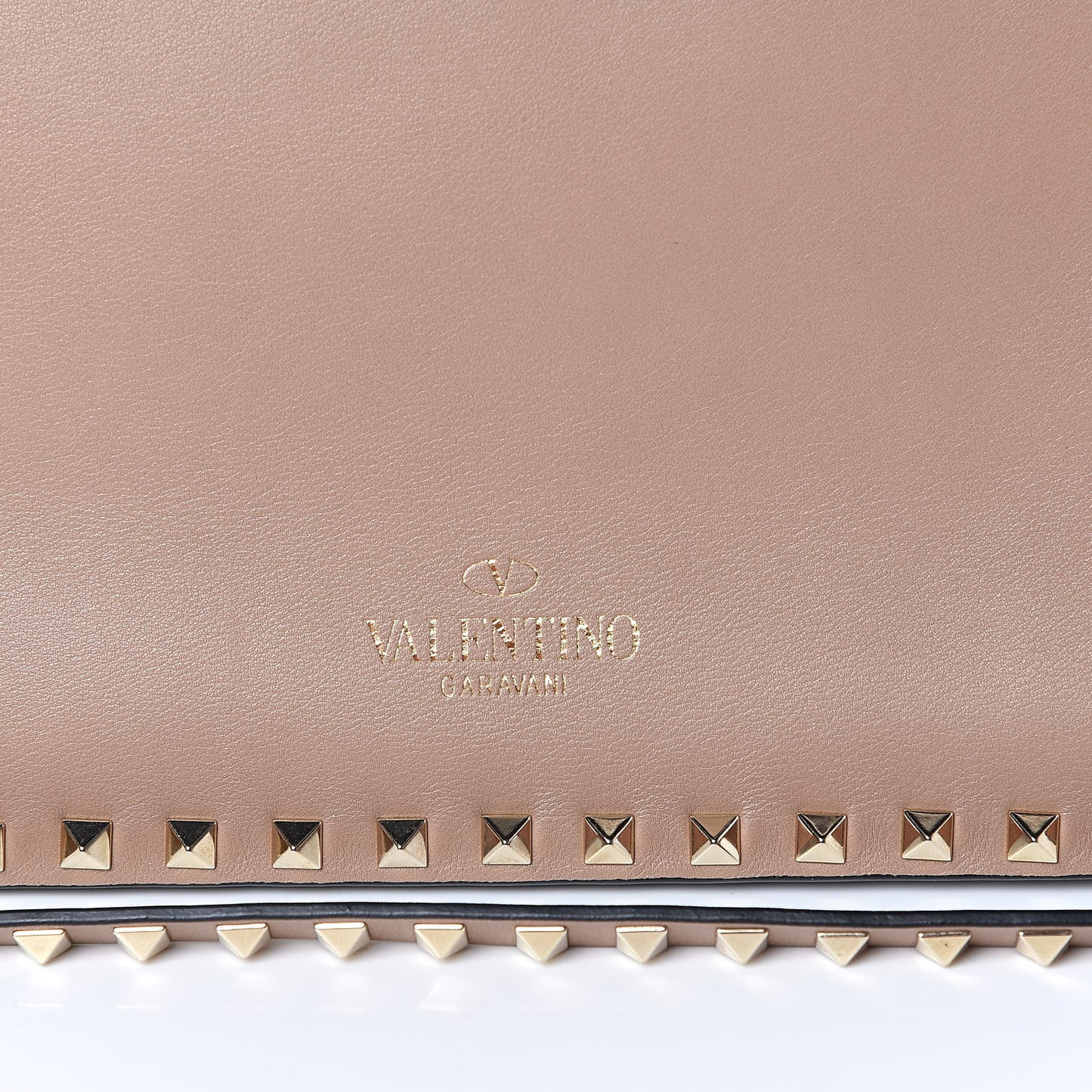 Vitello Rockstud Flip Lock Tote Alpaca