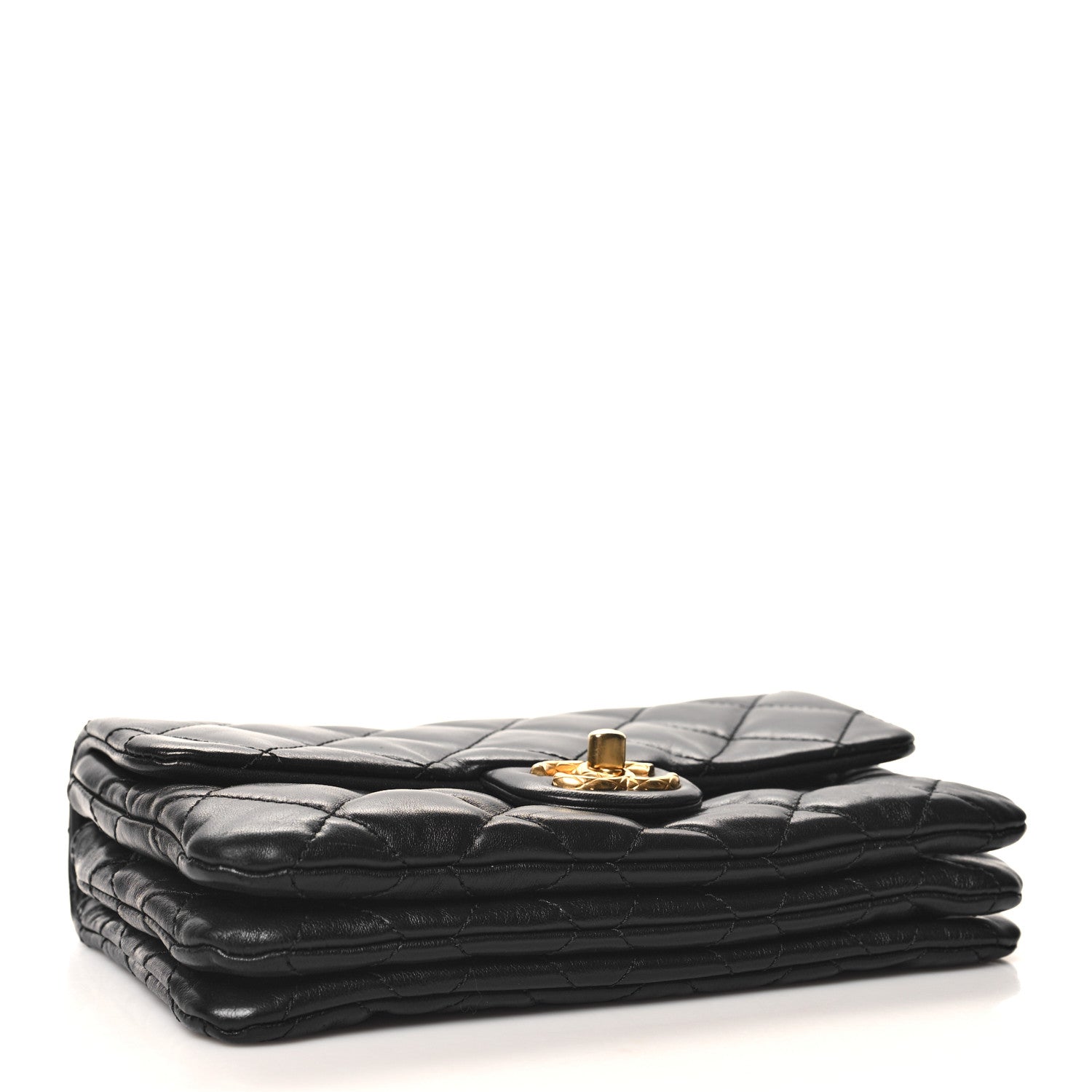 Chanel Lambskin Quilted Small Pillow Crush Flap Black 4 of 12