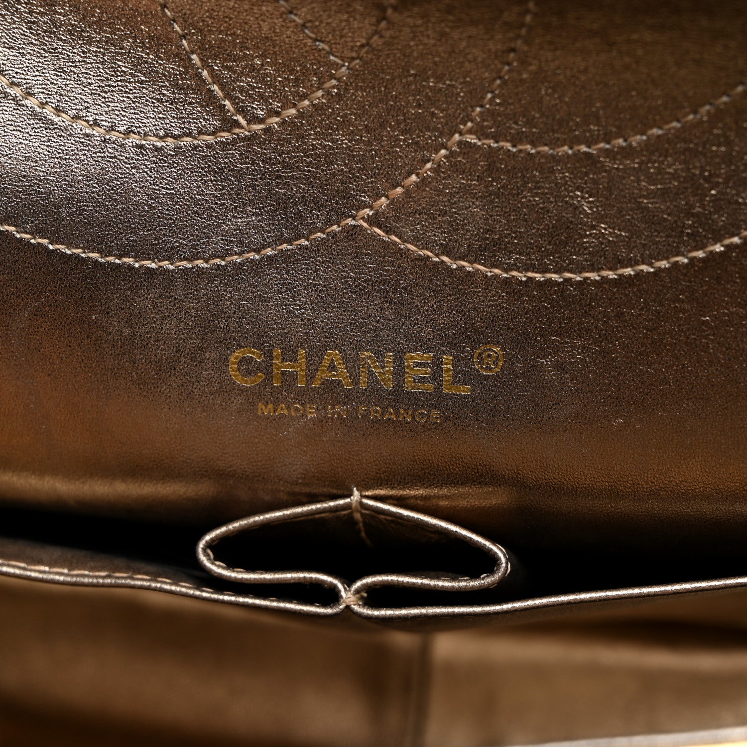 Chanel Metallic Calfskin Quilted 2.55 Reissue 226 Flap Gold 6 of 10