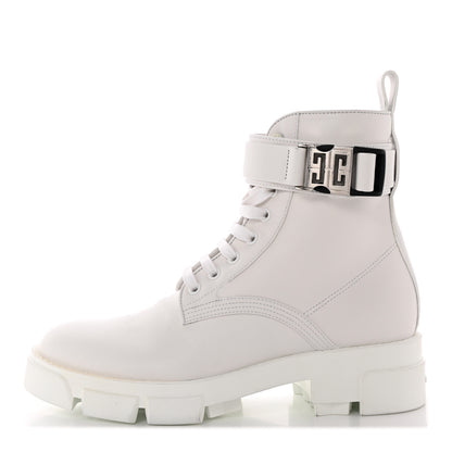 Givenchy Calfskin 4G Terra Boots 39 White 1 of 14