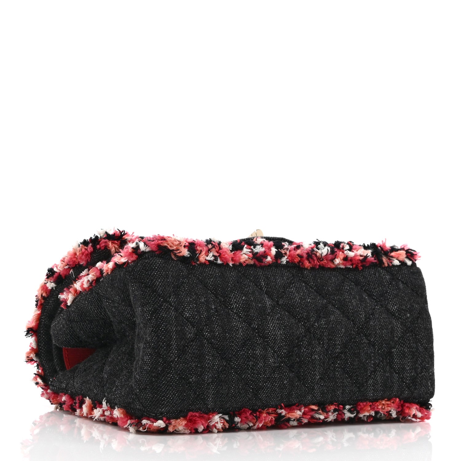 Chanel Denim Tweed 2.55 Reissue 224 Flap  Black 4 of 10