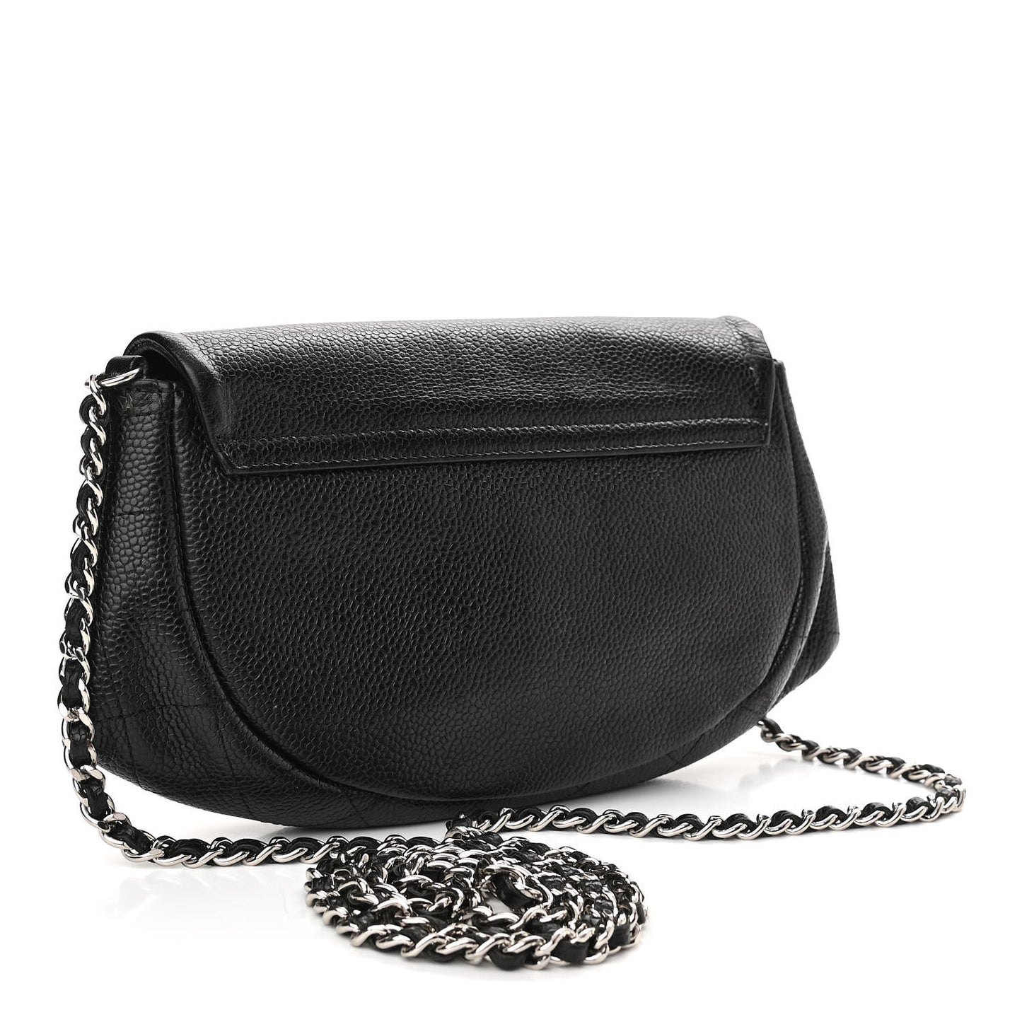 Caviar Half Moon Wallet On Chain WOC Black