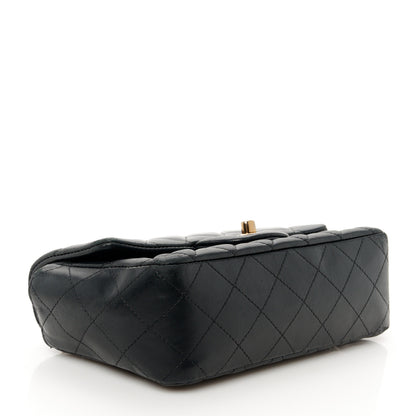 Chanel Lambskin Quilted Mini Rectangular Flap Black 4 of 11