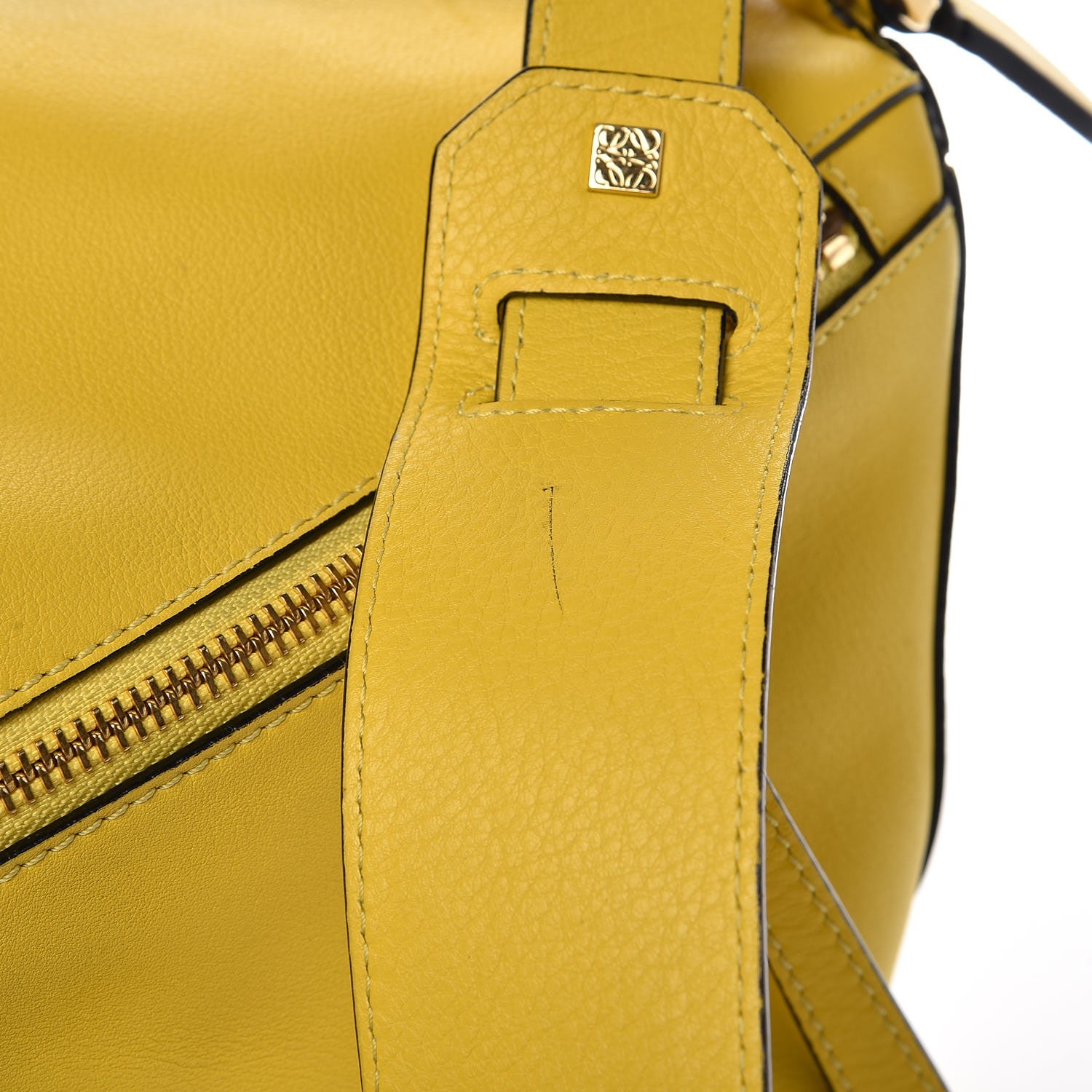 Loewe Calfskin Medium Bag Yellow 12 of 14