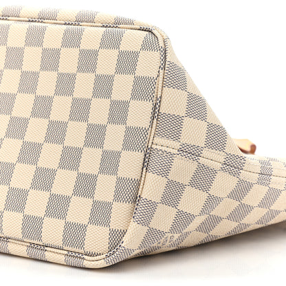 Louis Vuitton Damier Azur Neo Neverfull MM Rose Ballerine 8 of 9