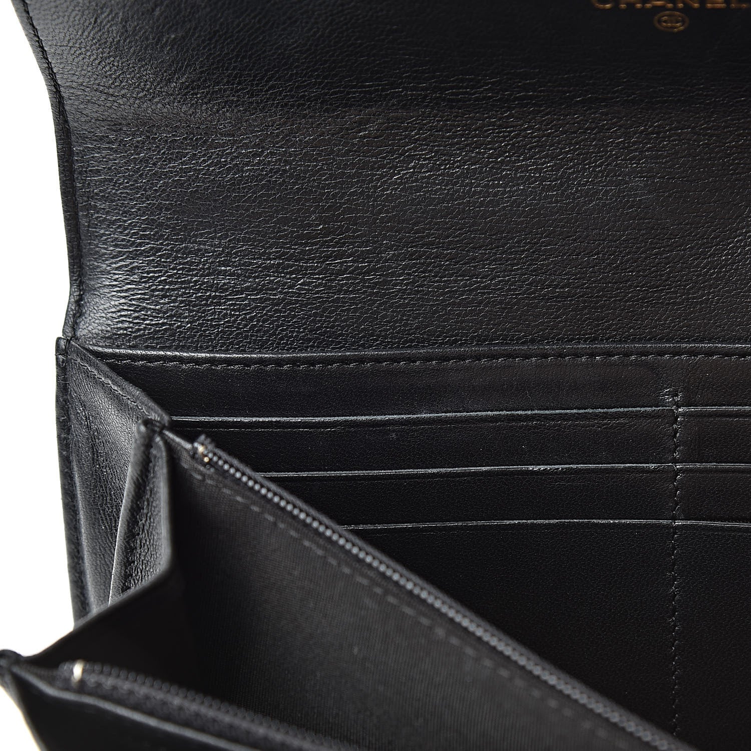 Chanel Lambskin Quilted Boy Flap Wallet Black 12 of 20