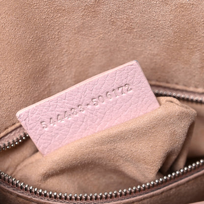 Alexander McQueen Calfskin Silk Scarf Box Shoulder Bag 16 Baby Pink Ivory 7 of 17