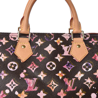 Louis Vuitton Watercolor Aquarelle Speedy 35 Brown 7 of 9