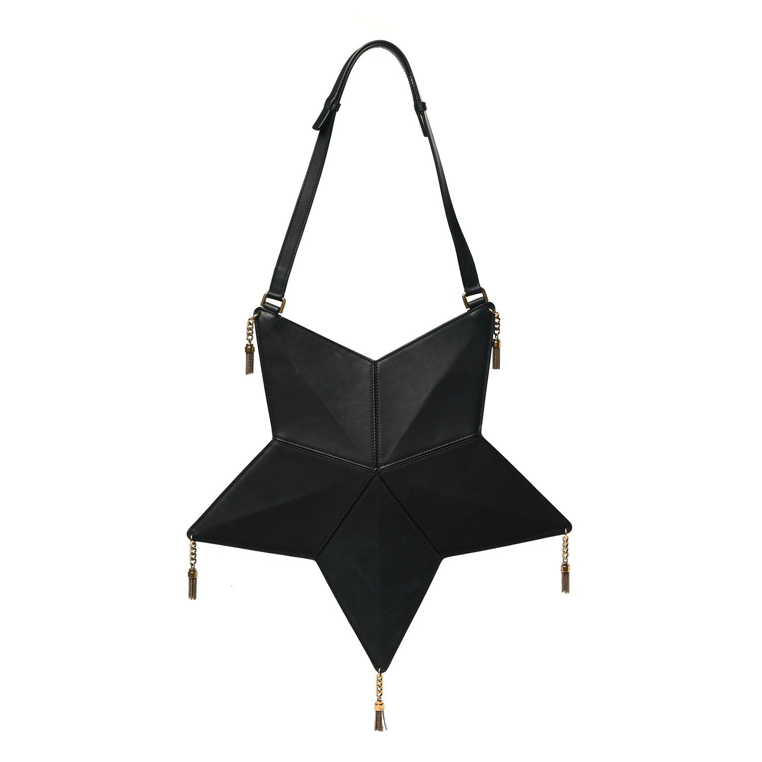 Saint Laurent Calfskin Astro Star Shoulder Bag Black 1 of 10