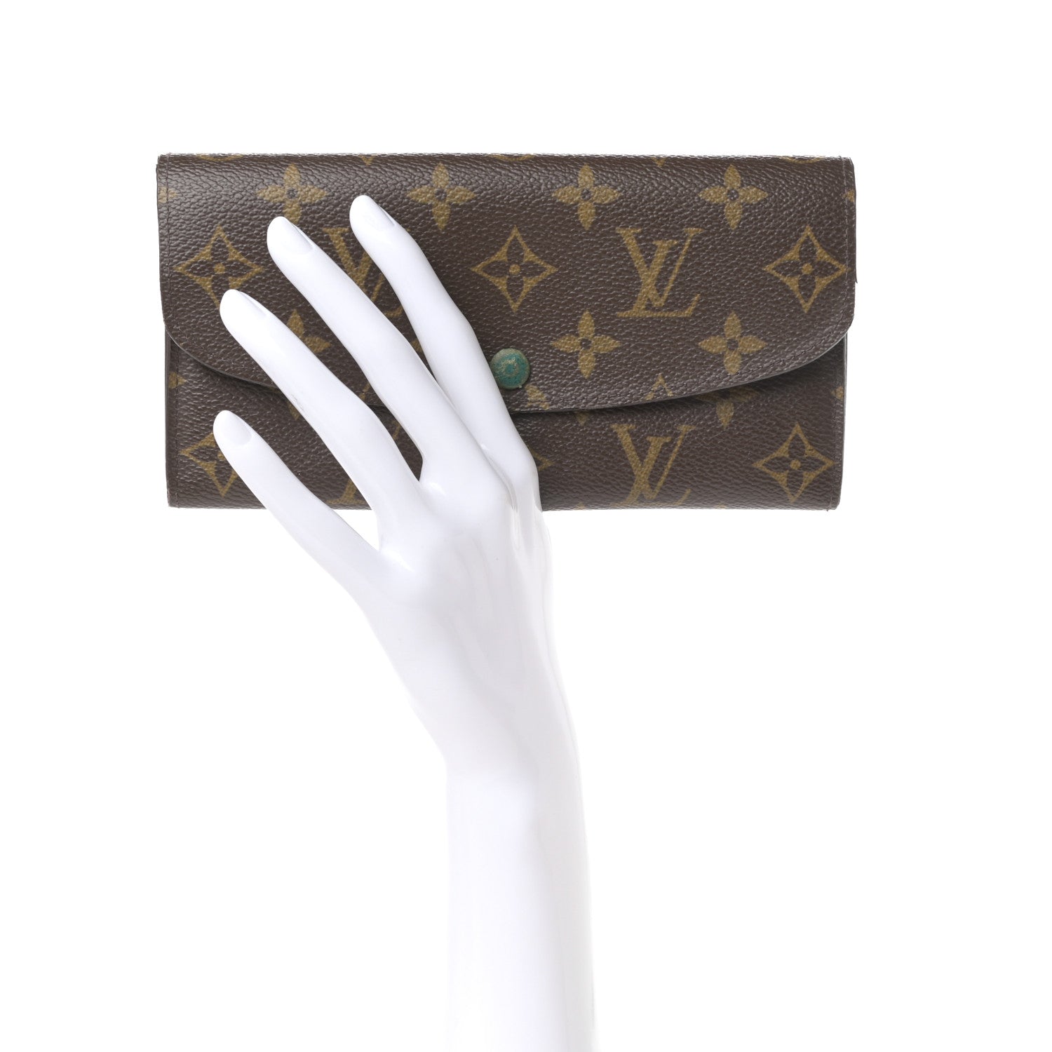 Louis Vuitton Monogram Emilie Wallet Vert 2 of 8