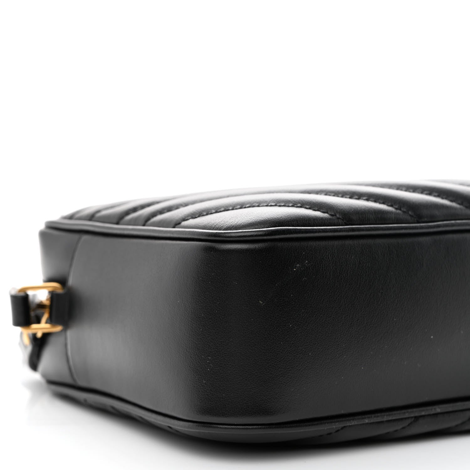 Saint Laurent Calfskin Matelasse Monogram Lou Camera Bag Black 9 of 11