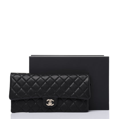 Chanel Caviar Quilted Flap Clutch Black 11 of 11