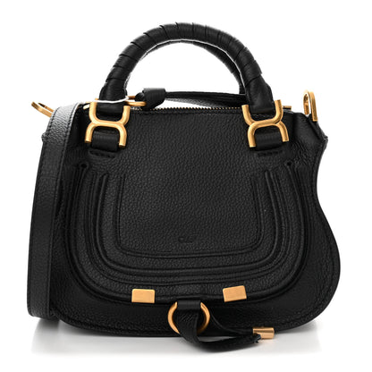Chloe Calfskin Mini Marcie Satchel Black 1 of 13