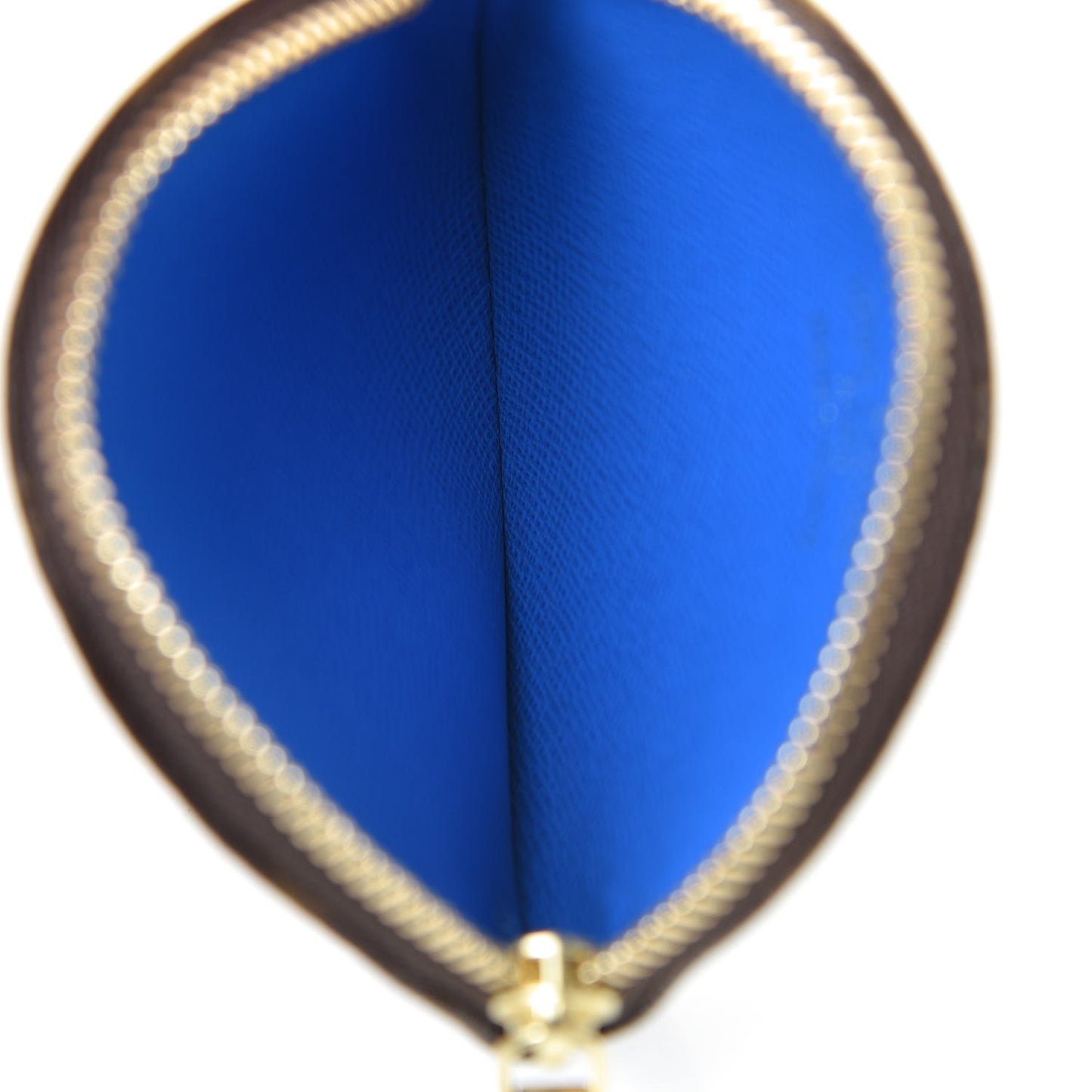 Monogram 2019 Christmas Animation Round Coin Purse Blue