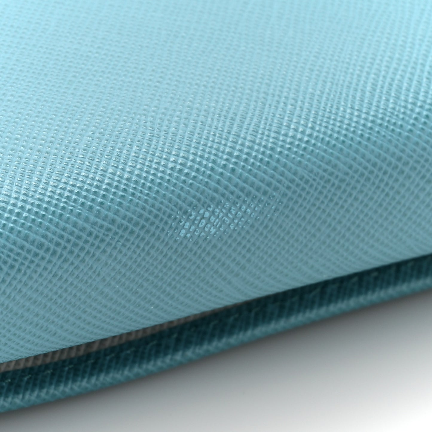 Saffiano Metal Continental Flap Wallet Turchese