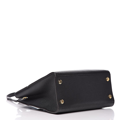 Louis Vuitton Taurillon City Steamer MM Black 4 of 9