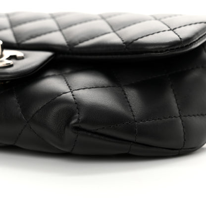 Chanel Calfskin Quilted CC Uniform Flap Belt Bag Black 11 of 11