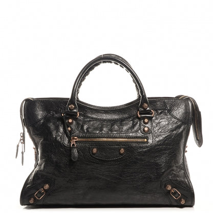 Balenciaga Agneau Giant 12 Rose Gold Hardware City Black 1 of 10