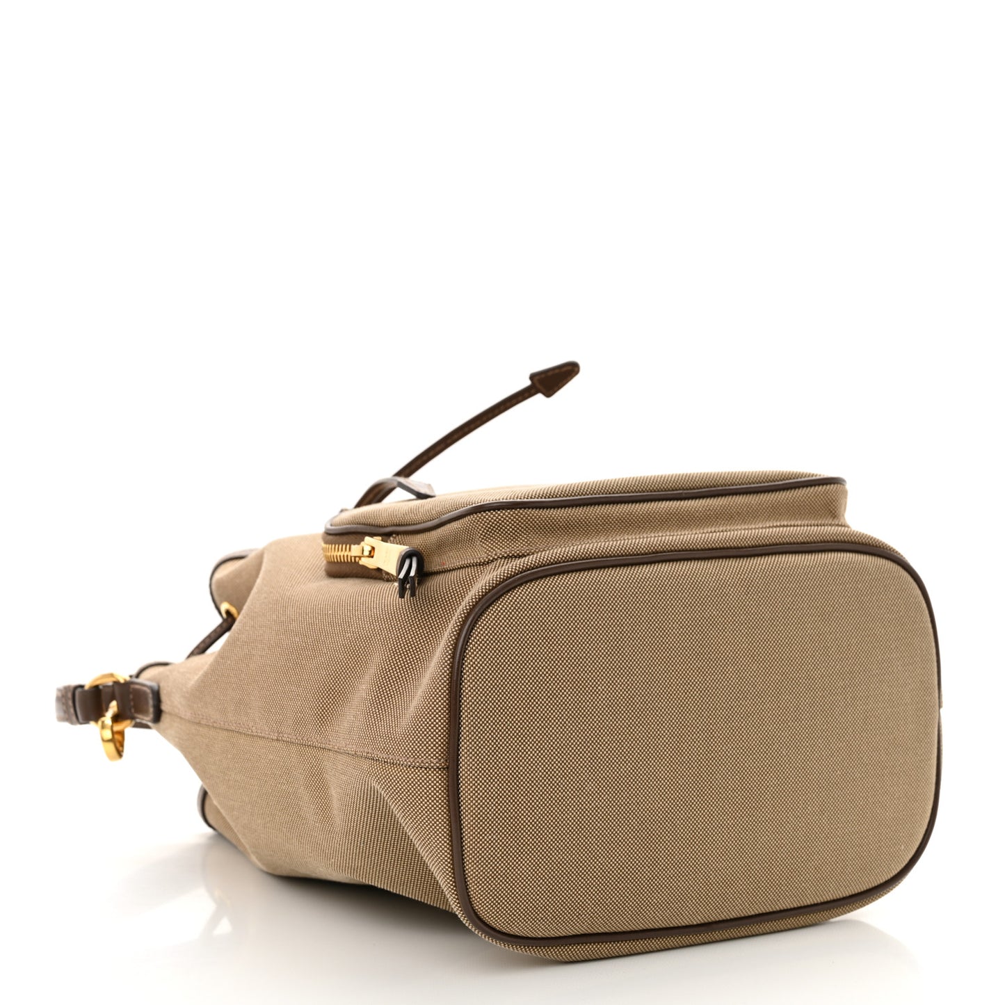 Jacquard Logo Mini Bucket Crossbody Bag Corda Bruciato