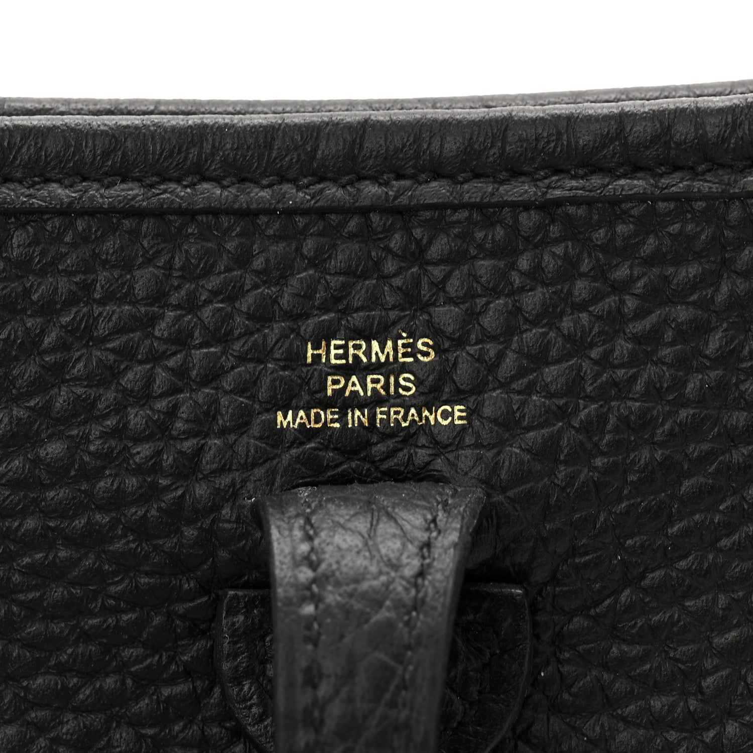 Hermes Taurillon Clemence Evelyne TPM Black 6 of 11