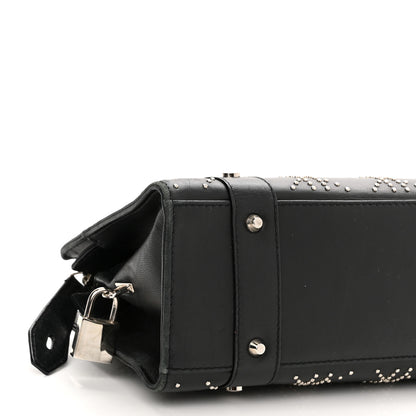 Christian Dior Lambskin Cannage Studded East West Lady Dior Black 7 of 13