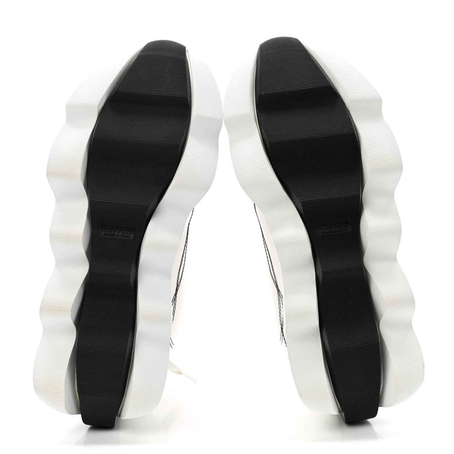 Technical Canvas Goatskin Envol Sneakers 40 White Casse