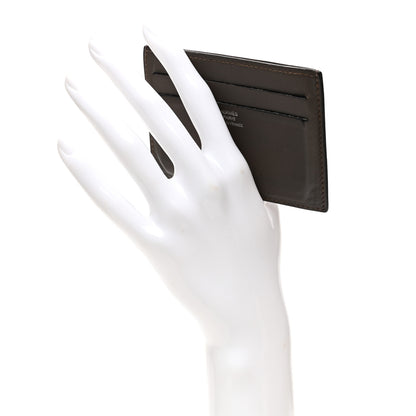 Hermes Swift Citizen Twill Card Case Etain 2 of 7