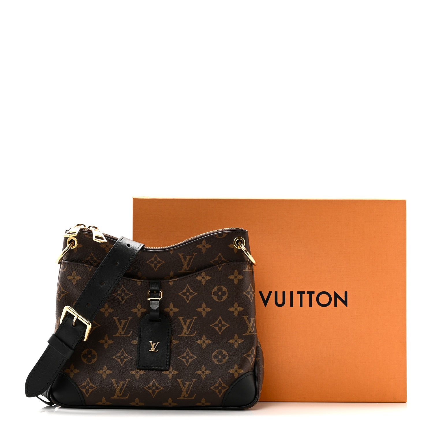 Louis Vuitton Monogram Odeon PM Black 10 of 10