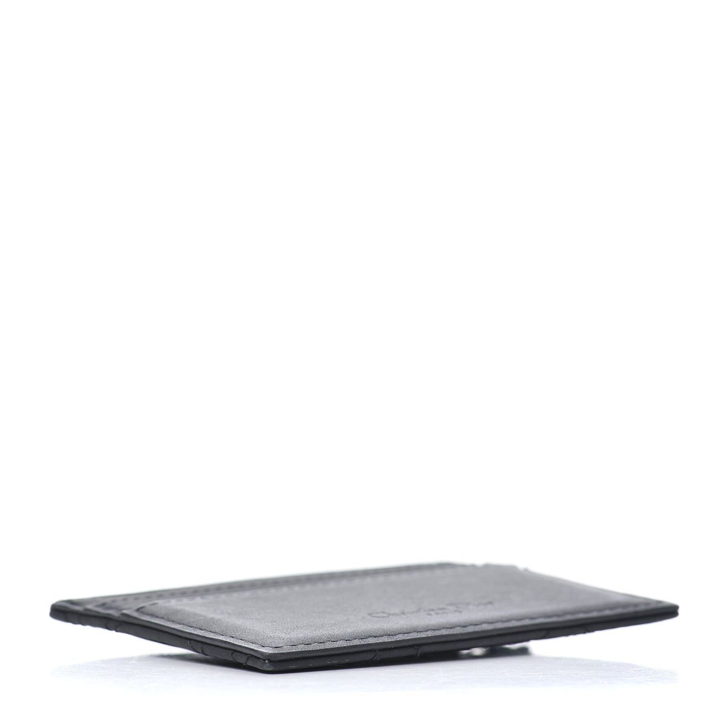 Ultra Matte Calfskin Lady Dior Card Holder Black
