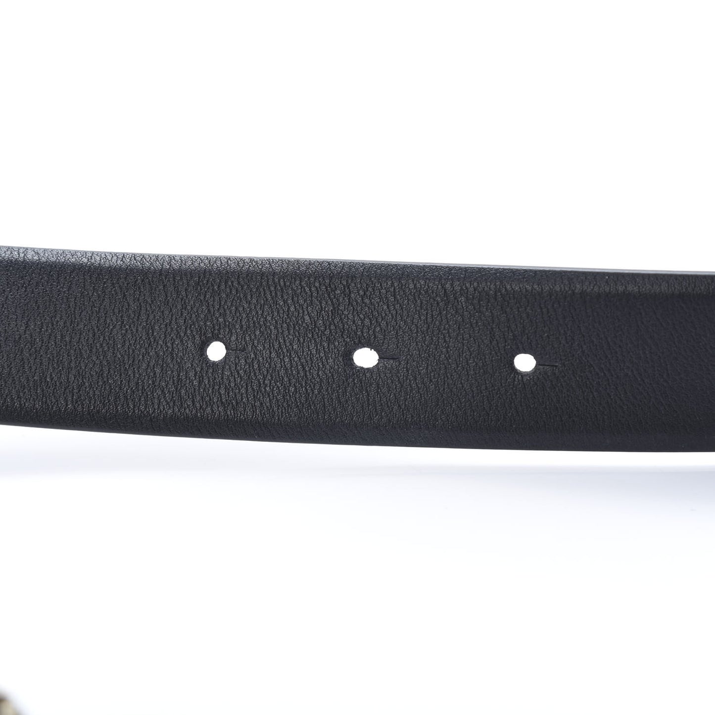 Calfskin CC Chain Belt 95 38 Black