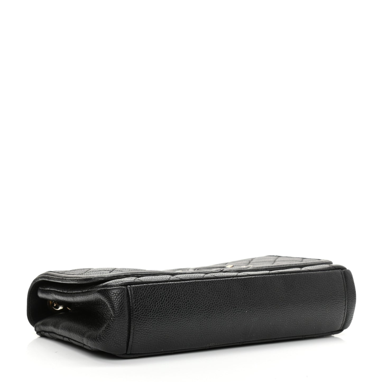Caviar Quilted Medium CC Filigree Flap Black