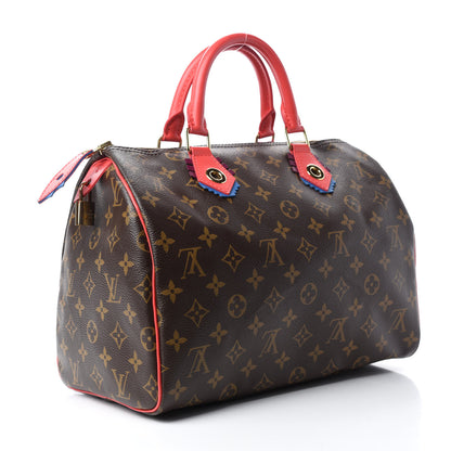 Louis Vuitton Monogram Totem Speedy 30 Flamingo 3 of 10