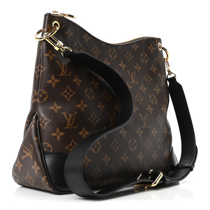 Louis Vuitton Monogram Odeon MM Black 3 of 9