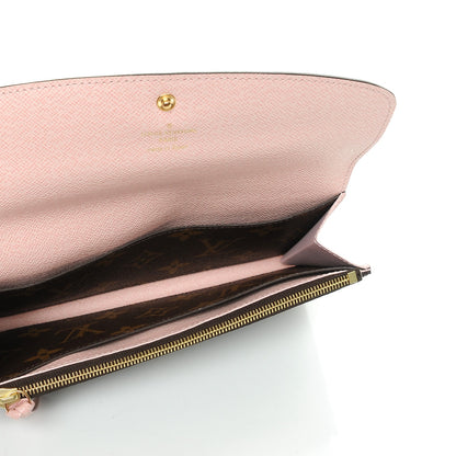 Louis Vuitton Monogram Emilie Wallet Rose Ballerine 5 of 7