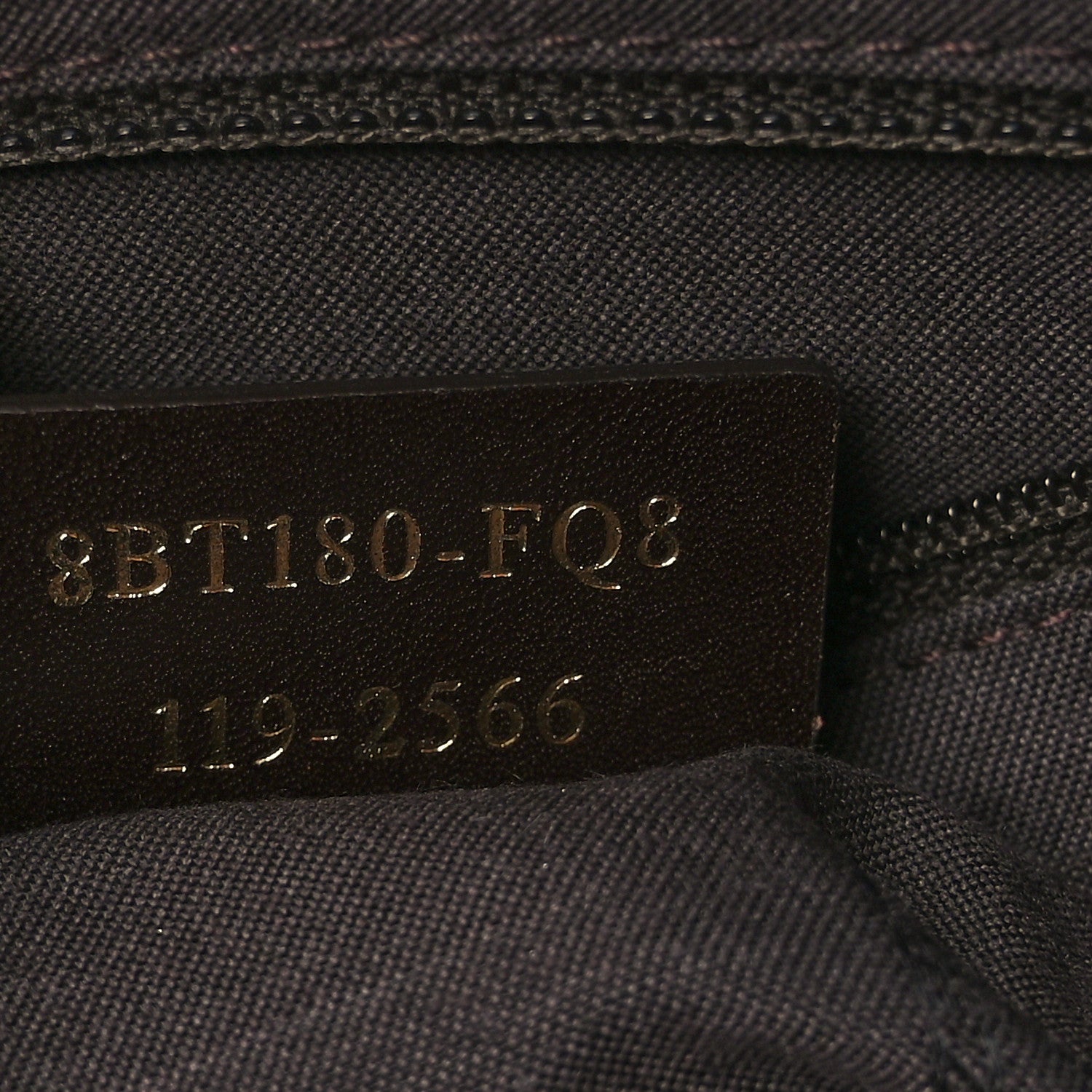 Fendi Zucca Vitello Elite Messenger Baguette Tobacco Viola 6 of 8
