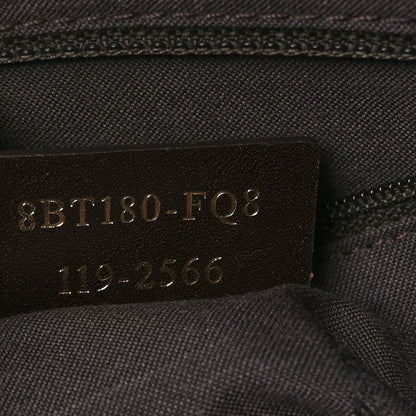 Fendi Zucca Vitello Elite Messenger Baguette Tobacco Viola 6 of 8