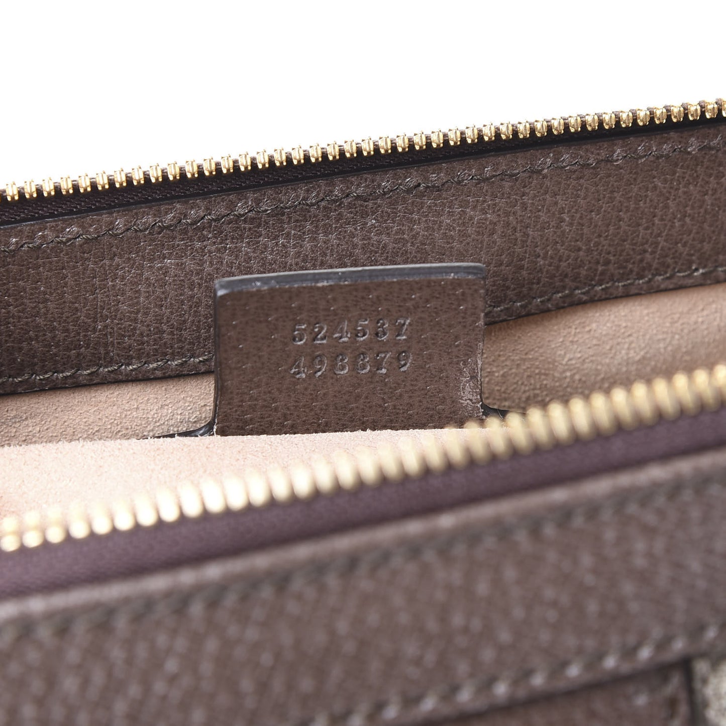 GG Supreme Monogram Web Medium Ophidia Tote Bag Brown