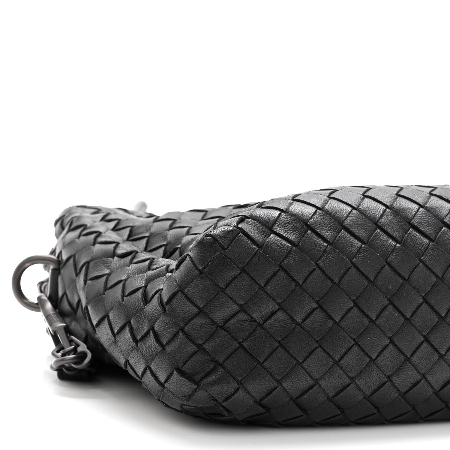 Bottega Veneta Nappa Intrecciato Crossbody Messenger Black 8 of 9