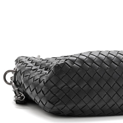 Bottega Veneta Nappa Intrecciato Crossbody Messenger Black 8 of 9